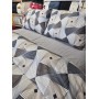 ETEHOMETEX %100 Pamuk Nevresim Takımı ÇİFT KİŞİLİK GEOMETRİK MAVİ 8696474232113